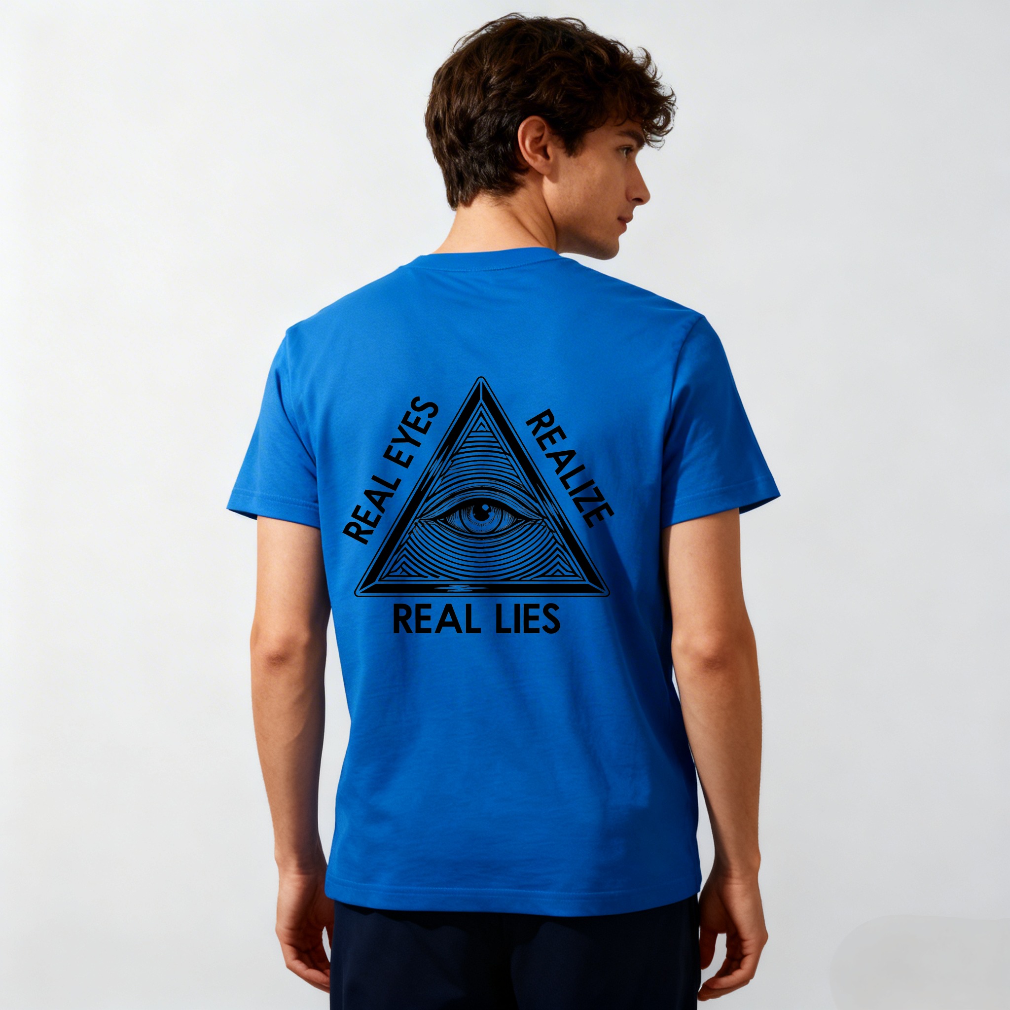 Dorawear™ Real Eyes Realize Real Lies Pyramid Eye T Shirt