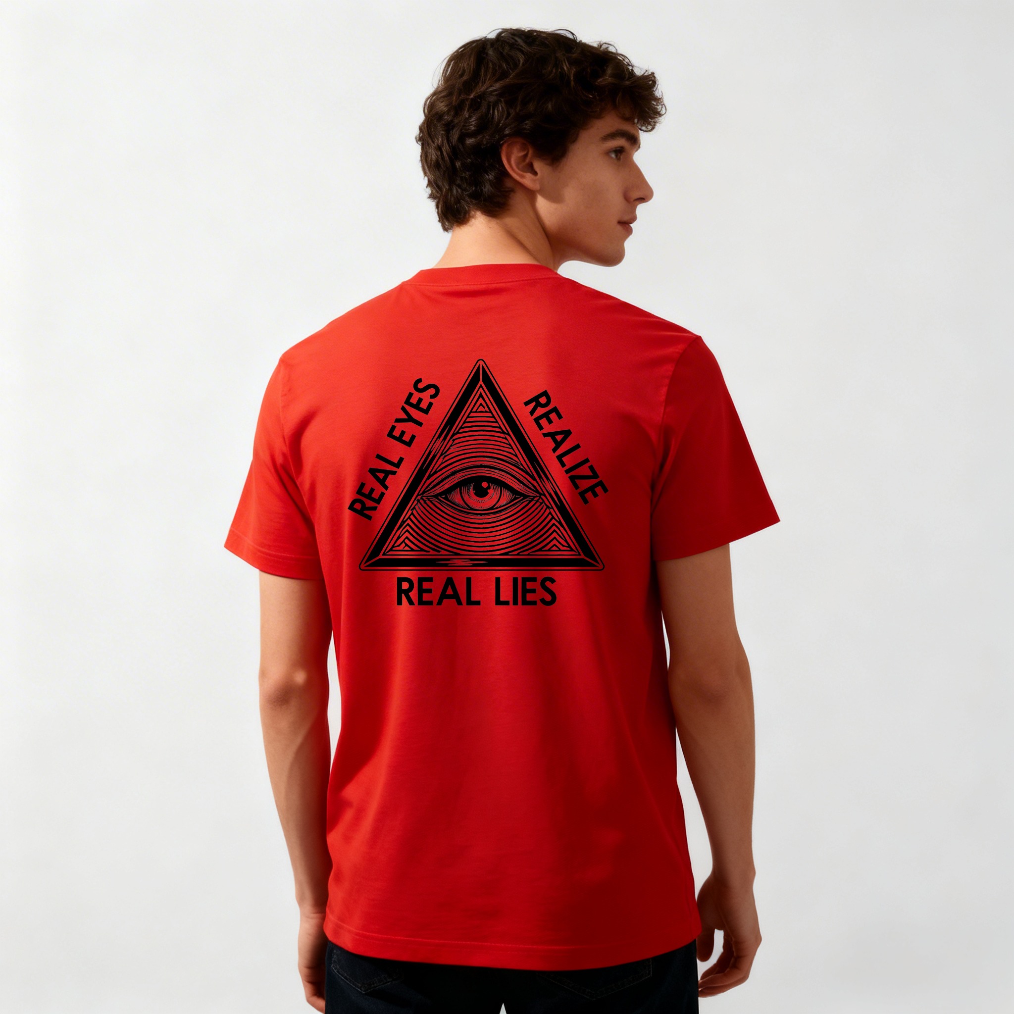 Dorawear™ Real Eyes Realize Real Lies Pyramid Eye T Shirt