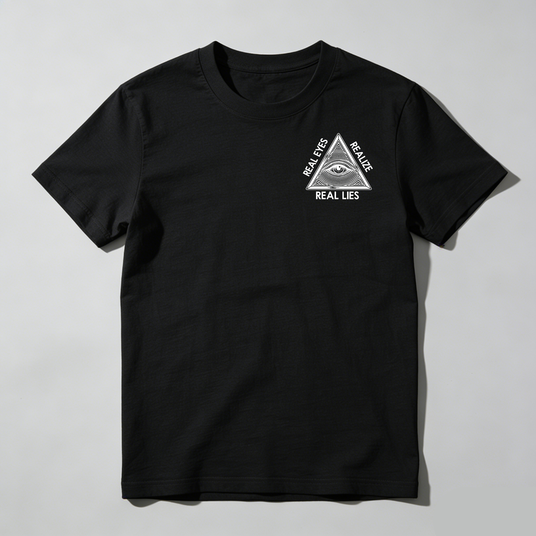 Dorawear™ Real Eyes Realize Real Lies Pyramid Eye T Shirt