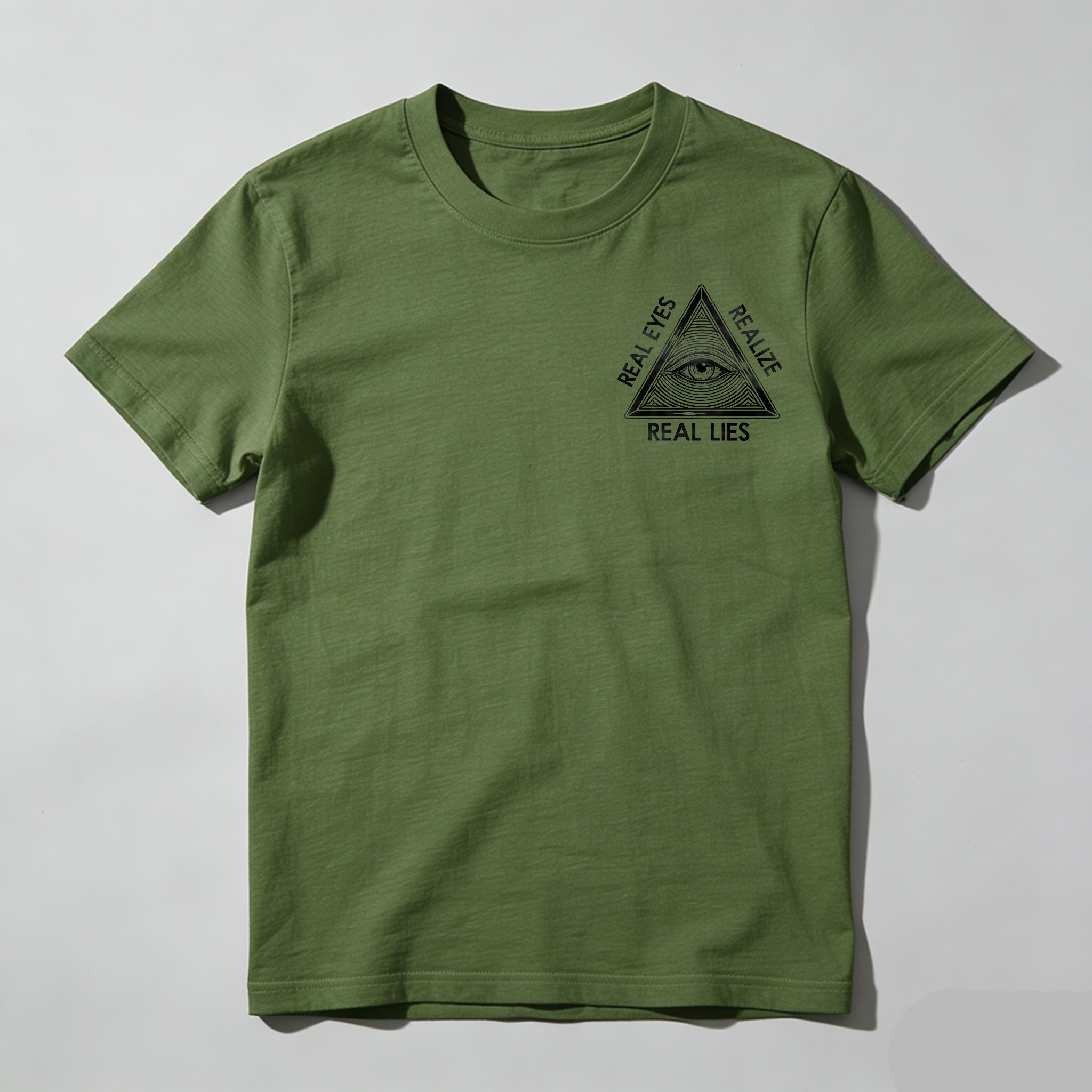 Dorawear™ Real Eyes Realize Real Lies Pyramid Eye T Shirt