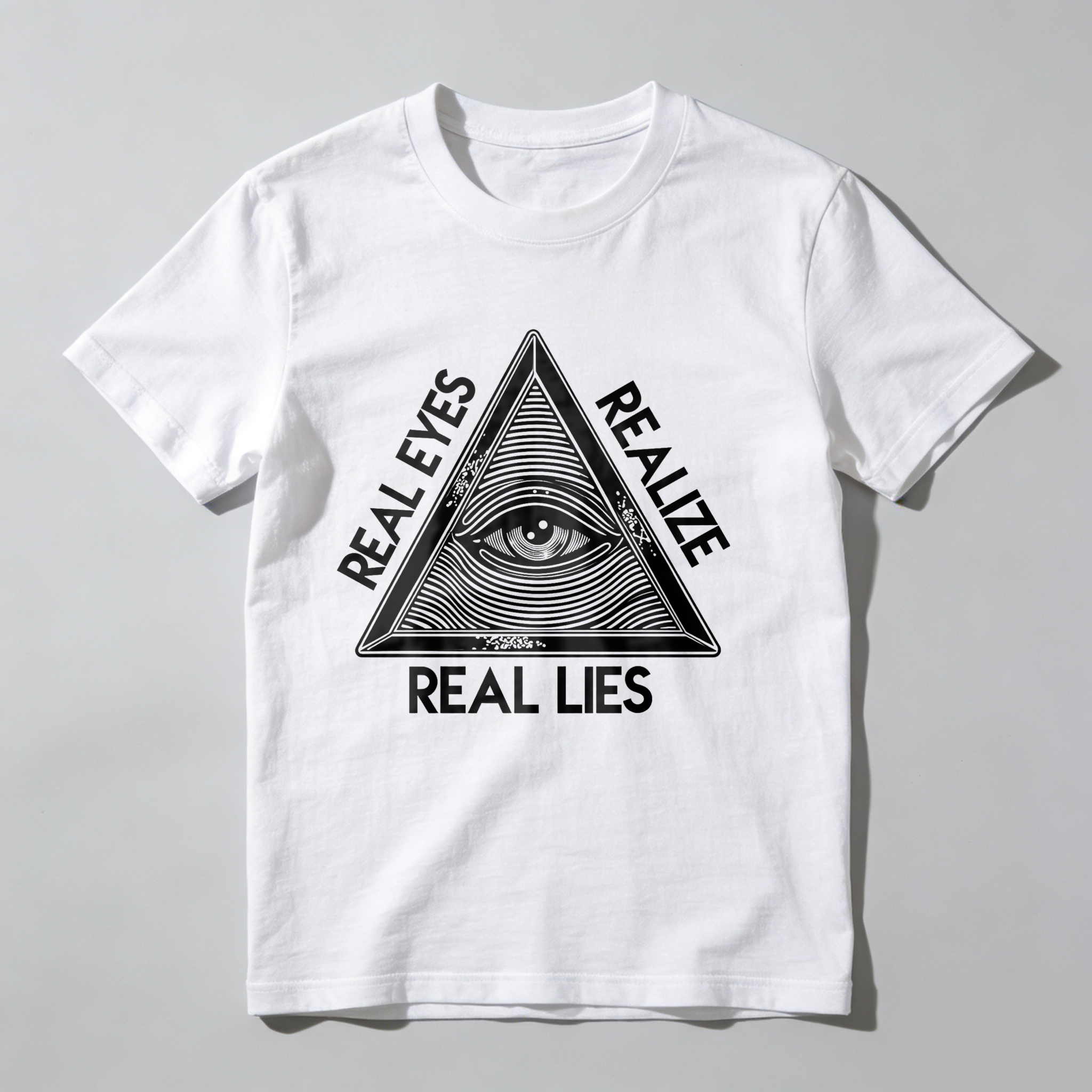 Dorawear Real Eyes Realize Real Lies Pyramid Eye T Shirt