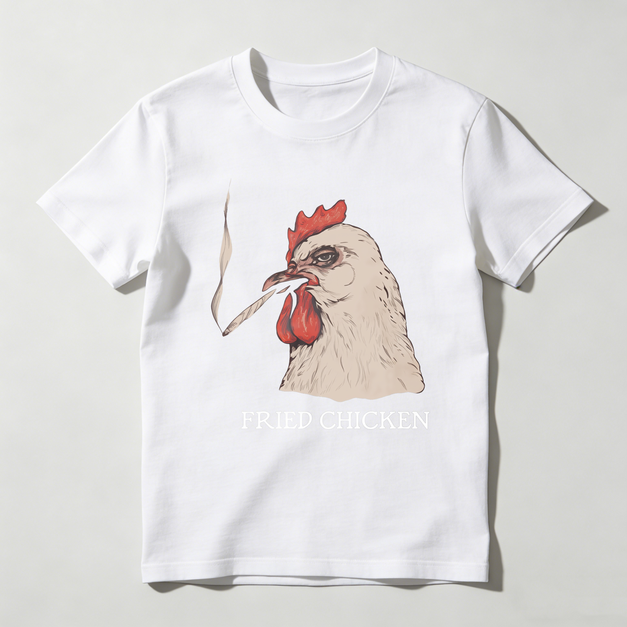 Dorawear™ Chicken Smoking Cigarette Fried Chicken T Shirt