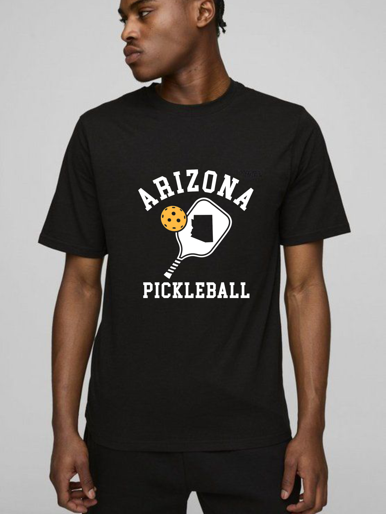 Dorawear™Arizona Pickleball Paddle And Ball Design T Shirt