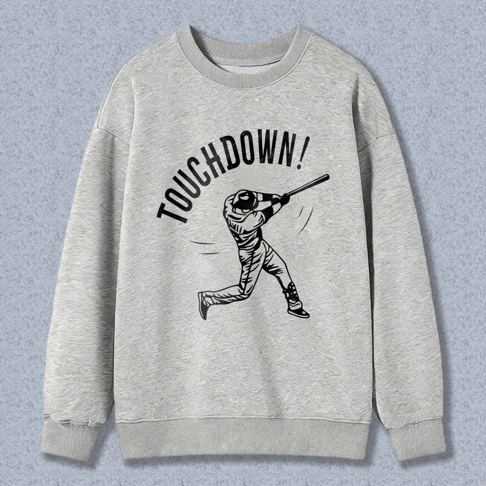 Dorawear™ Touchdown Baseball Player Graphic Unisex Classic Sweatshirt