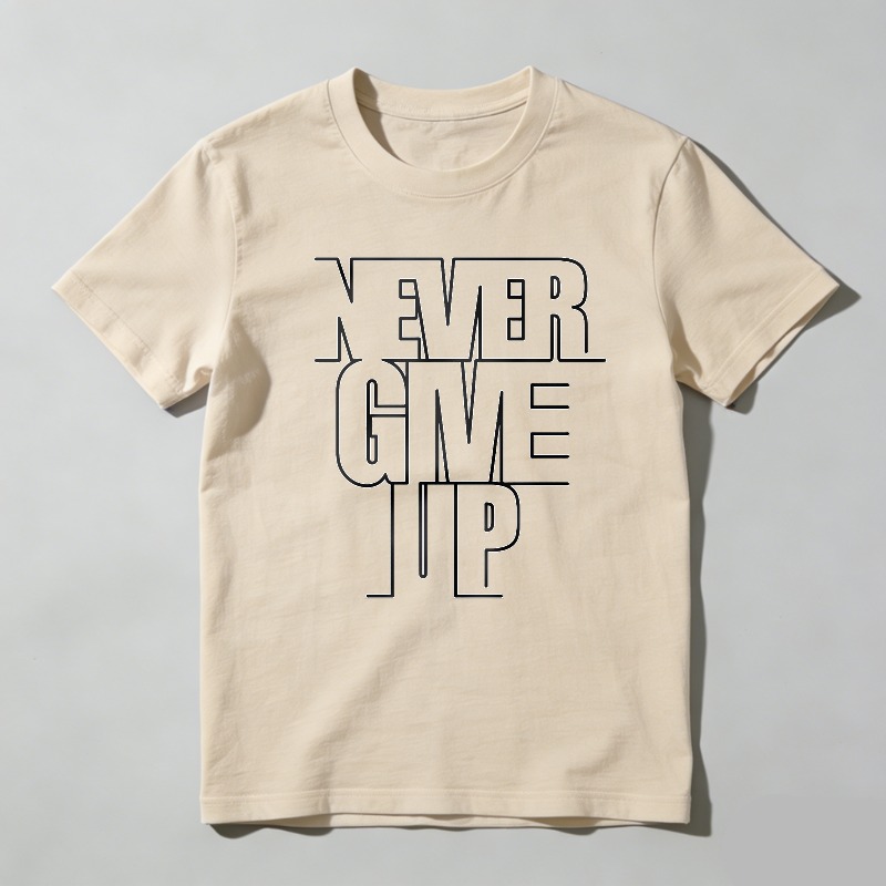 Dorawear™ Never Give Up T Shirt 100% cotton