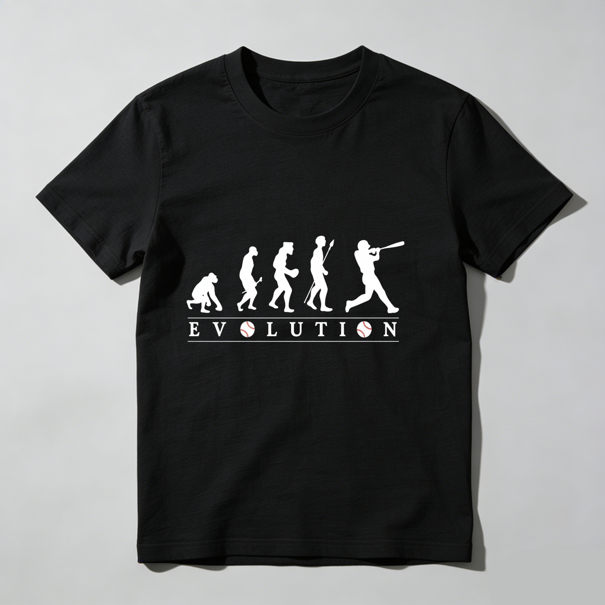 Dorawear™ Evolution Of Baseball Player  T Shirt