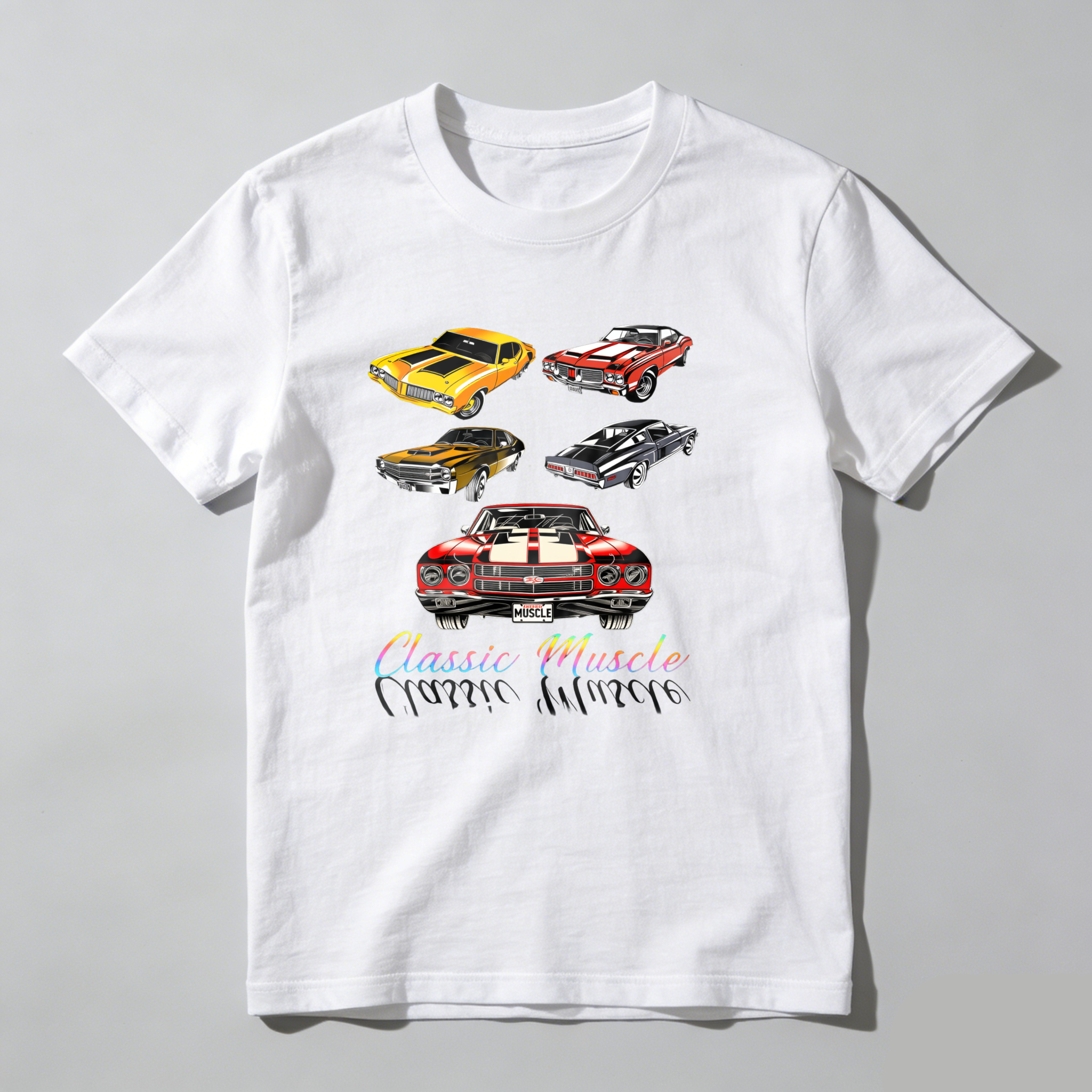 Dorawear Classic Muscle Cars Collection Design T Shirt