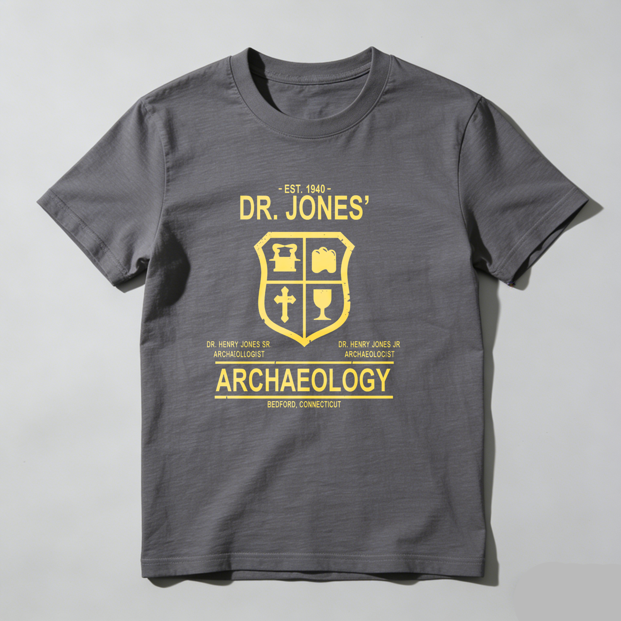 Dorawear™ Dr Jones Archaeology Crest Design T Shirt