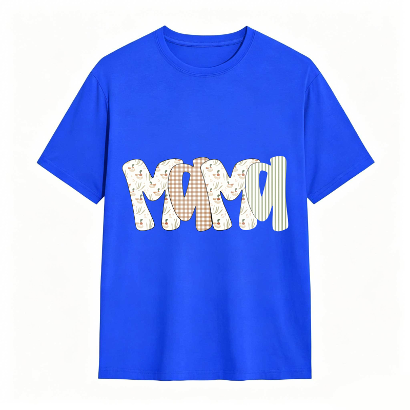 Dorawear™Mama Patterned Text Design Unisex Classic T-shirt