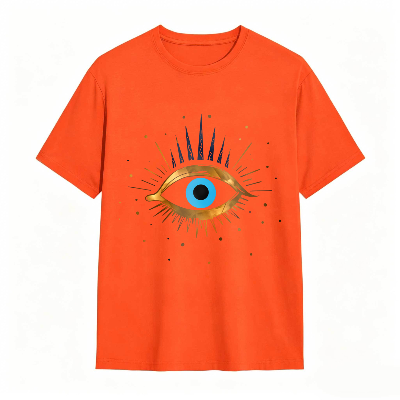 Dorawear™ Eye Symbol With Golden Rays And Blue Iris Unisex Classic T-shirt