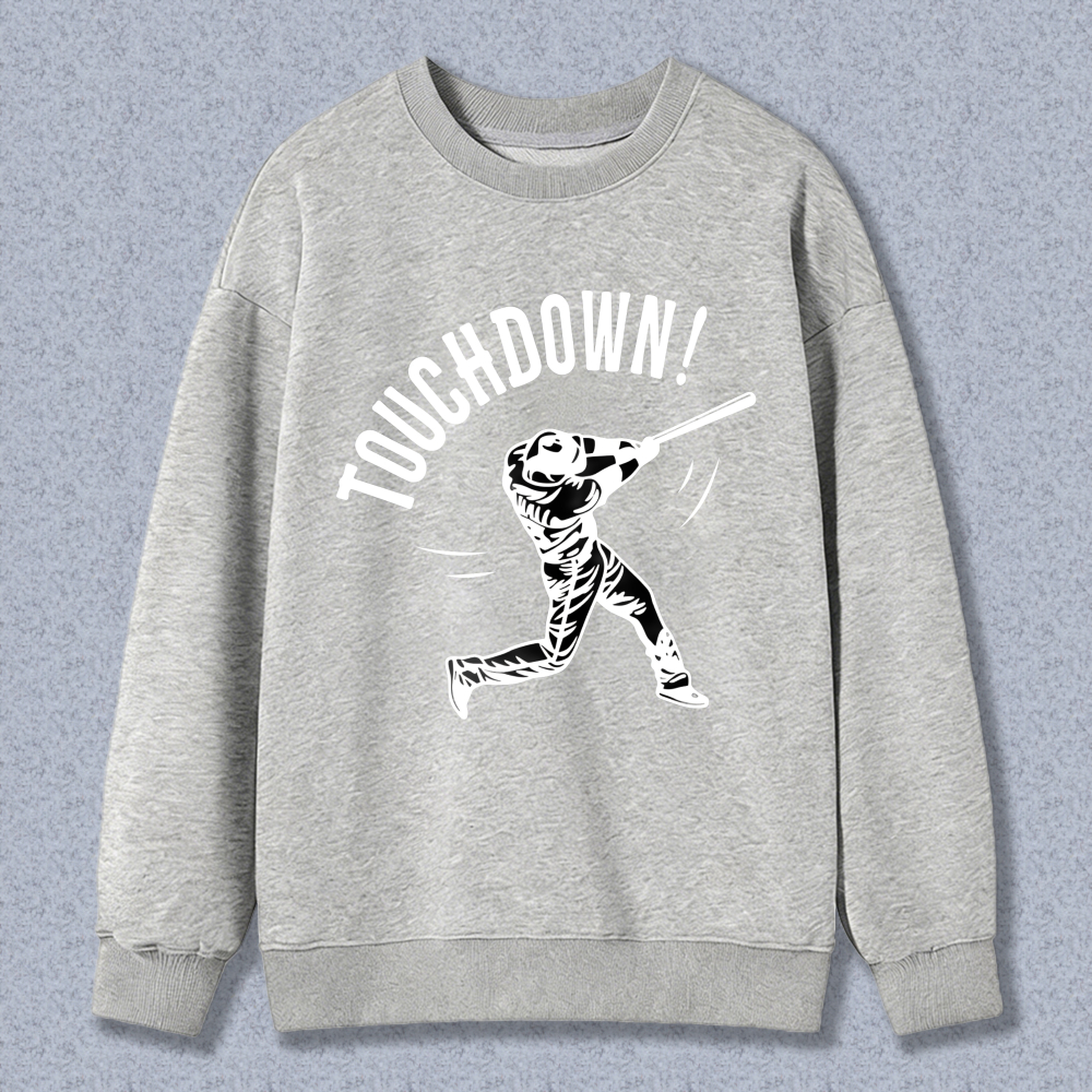 Dorawear™ Touchdown Baseball Player Graphic Unisex Classic Sweatshirt