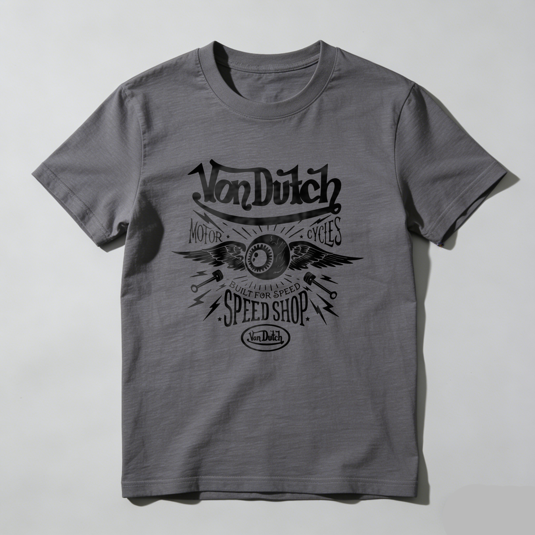 Dorawear™ Van Dutch Motor Cycles Speed Shop T Shirt