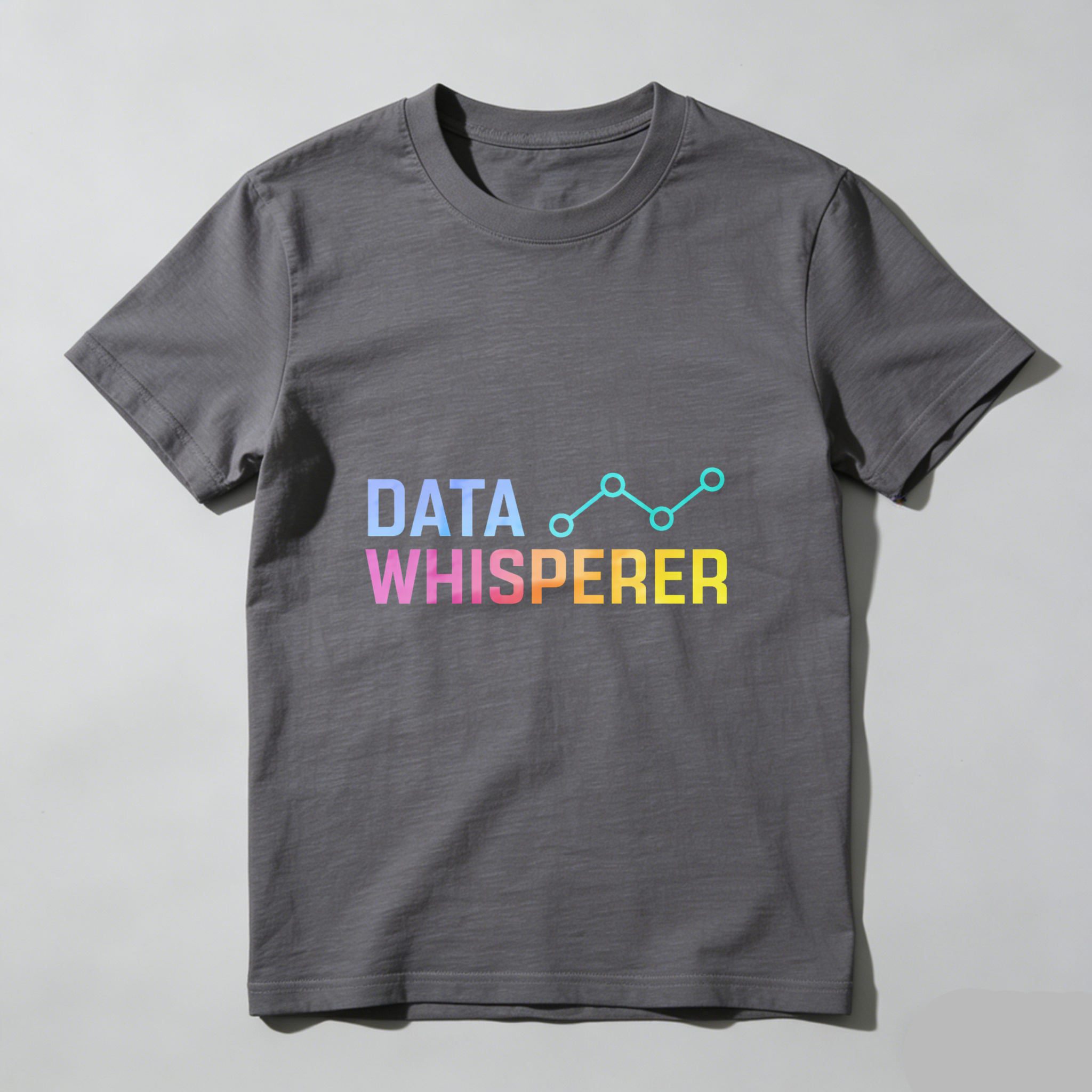 Dorawear™ Data Whisperer Chart Design Pure Cotton Short Sleeve T Shirt-Dorawear