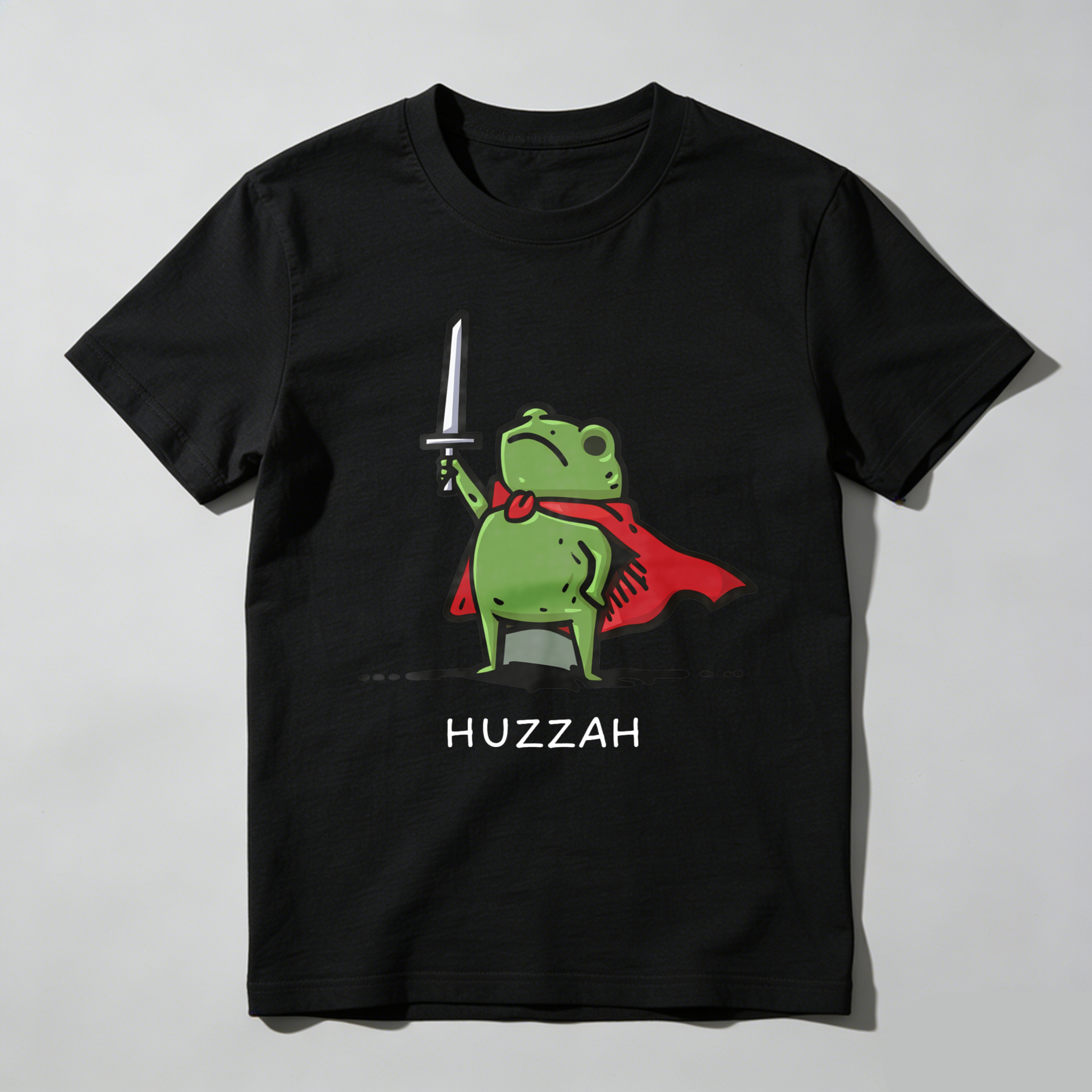 Dorawear™ Frog With Sword And Cape Huzzah T Shirt