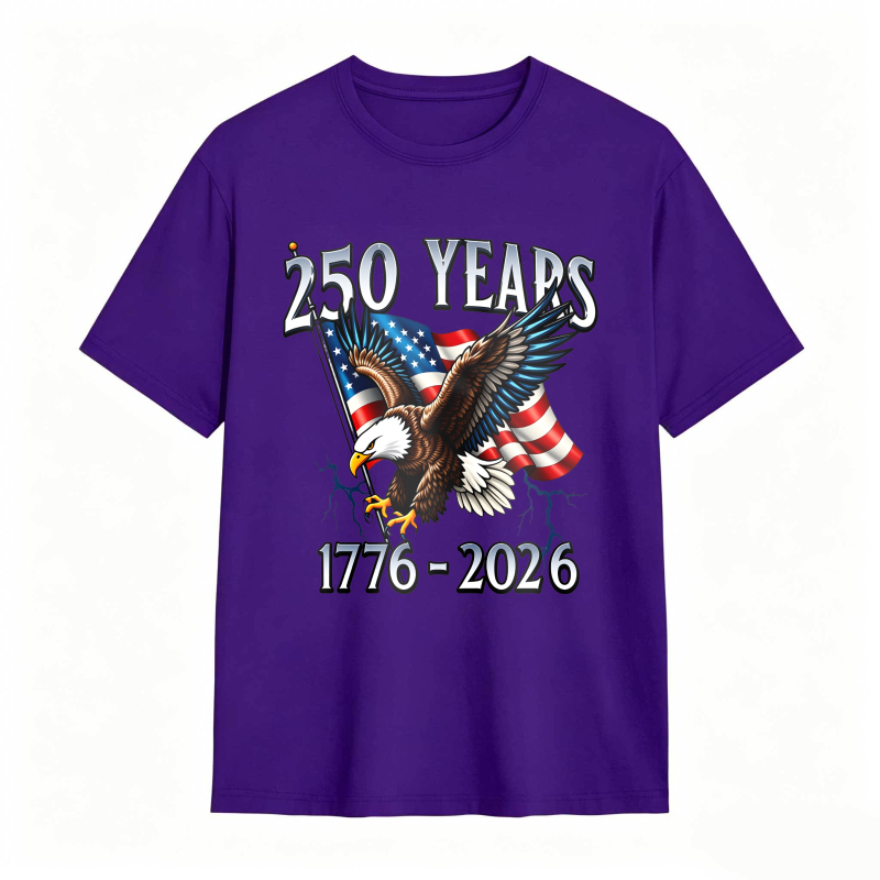 Dorawear™ 250 Years American Eagle Flag 1776 2026 Unisex Classic T-shirt