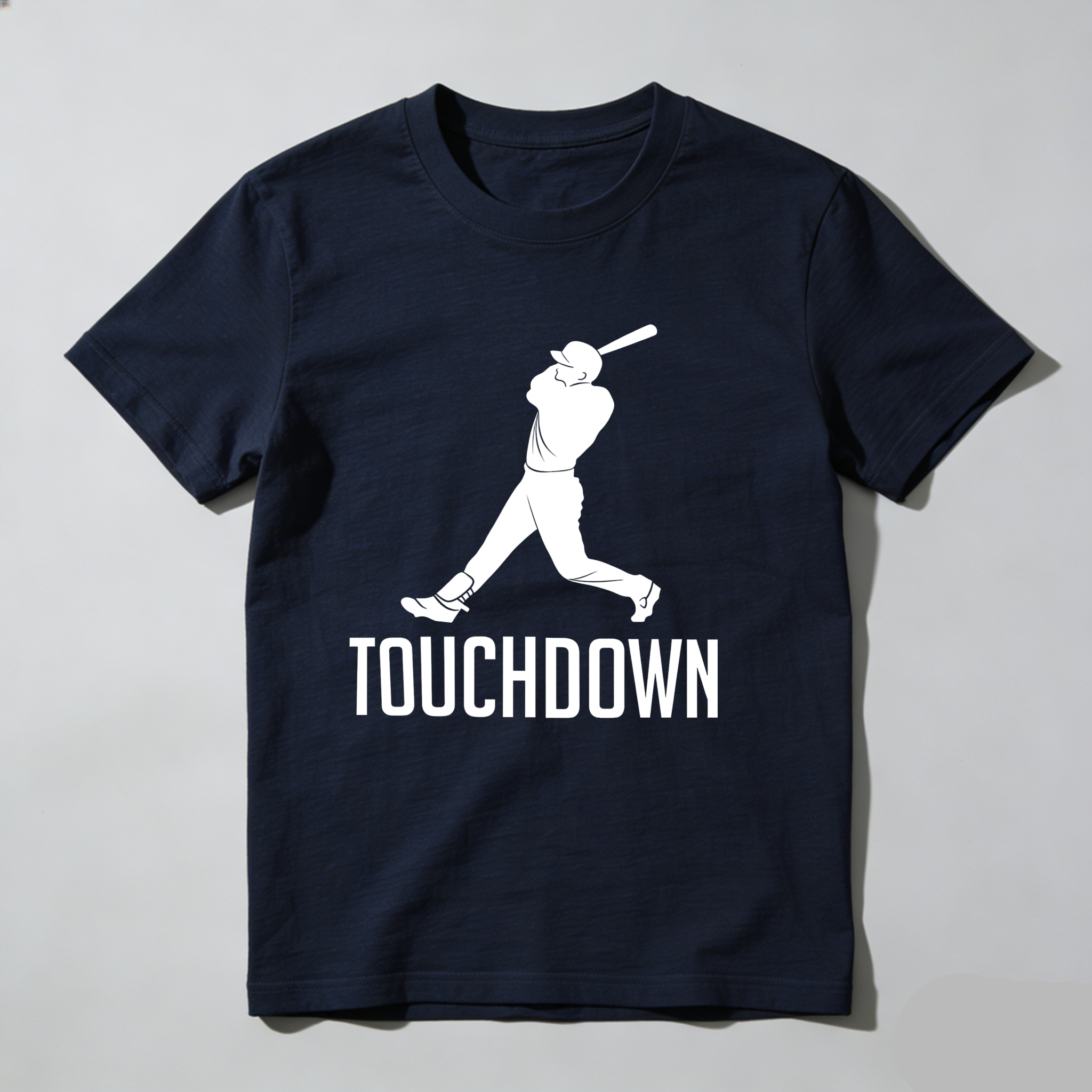 Dorawear™ Baseball Player Swinging Bat Touchdown  T Shirt