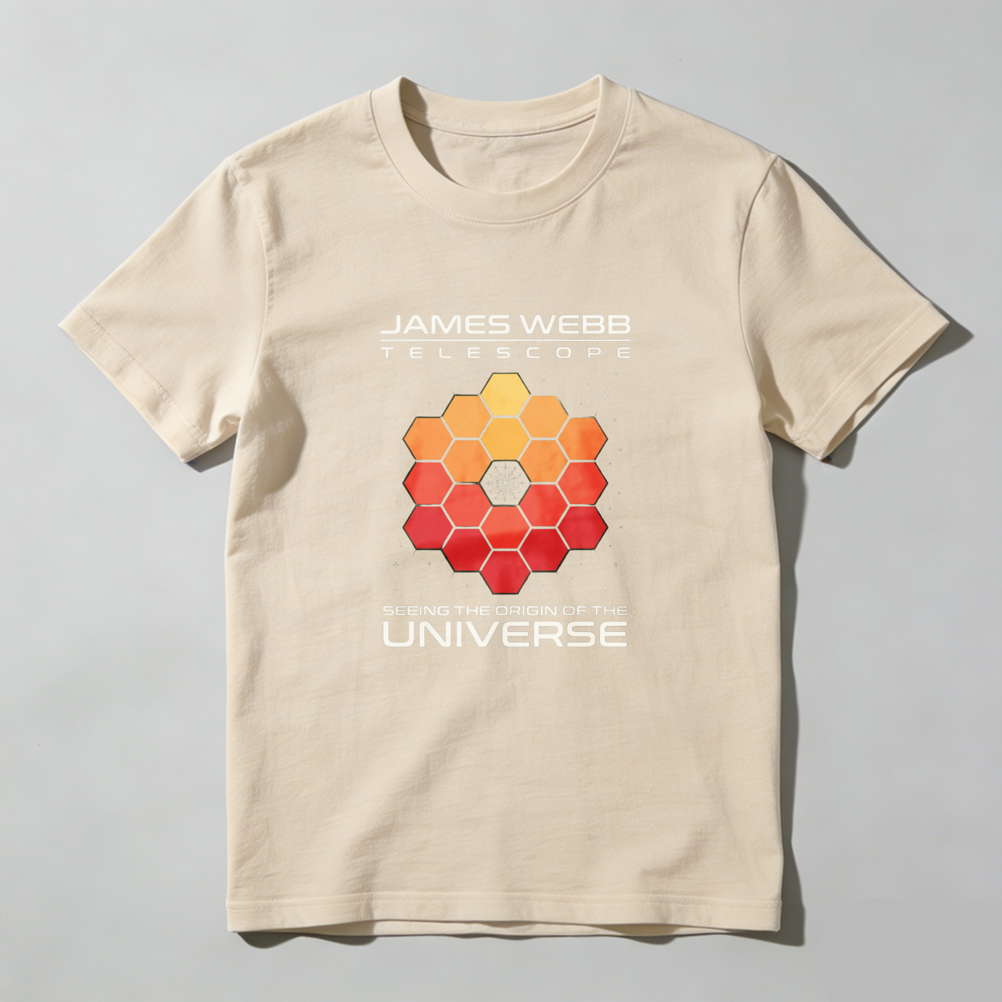 Dorawear™ James Webb Telescope Seeing The Origin Of The Universe Pure Cotton Short Sleeve T Shirt-Dorawear
