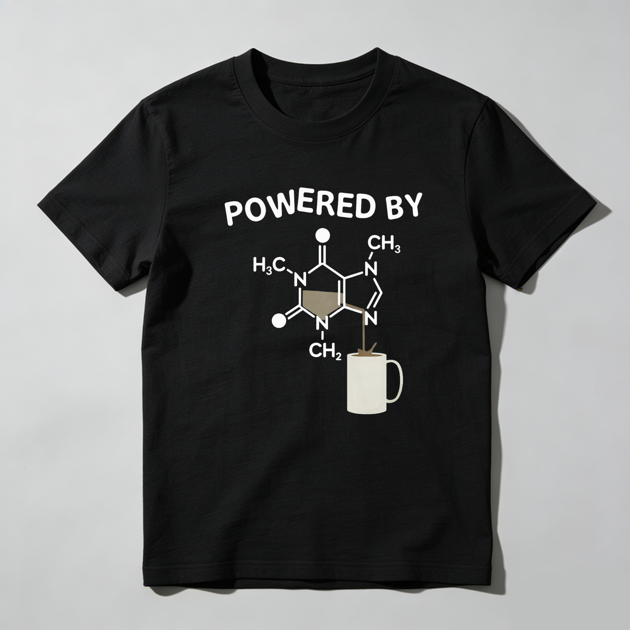 Dorawear Powered By Coffee Molecule Design T Shirt