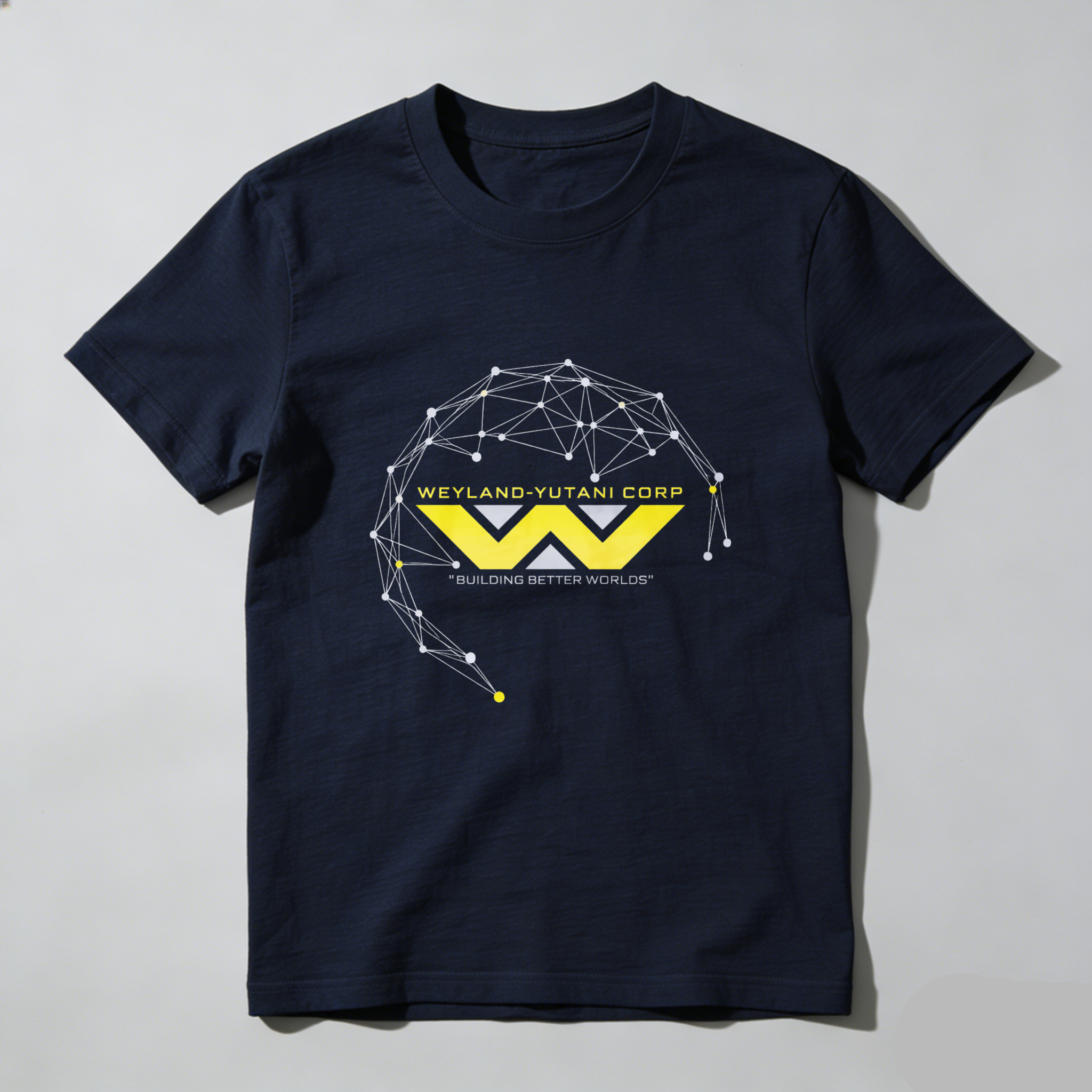 Dorawear™ Weyland Yutani Corp Logo Design Pure Cotton Short Sleeve T-Shirt-Dorawear