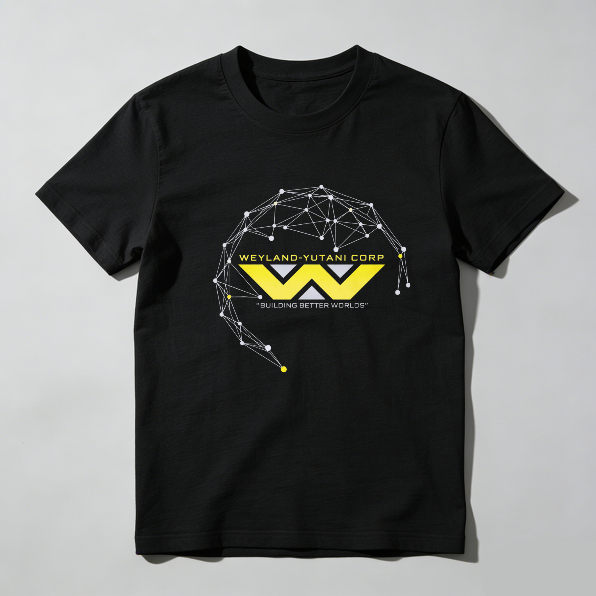 Dorawear™ Weyland Yutani Corp Logo Design Pure Cotton Short Sleeve T-Shirt-Dorawear