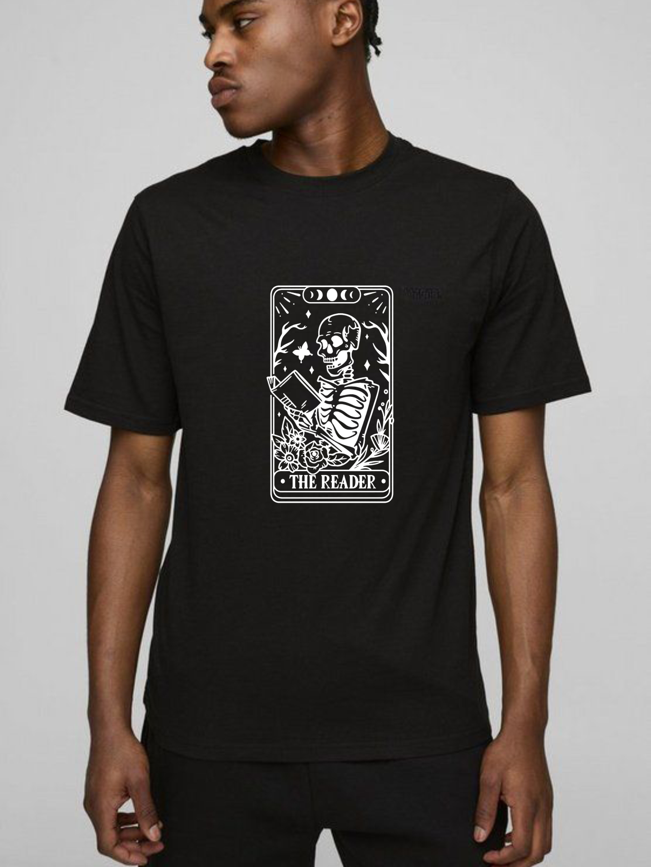 Dorawear The Reader Tarot Card Skeleton Reading T Shirt