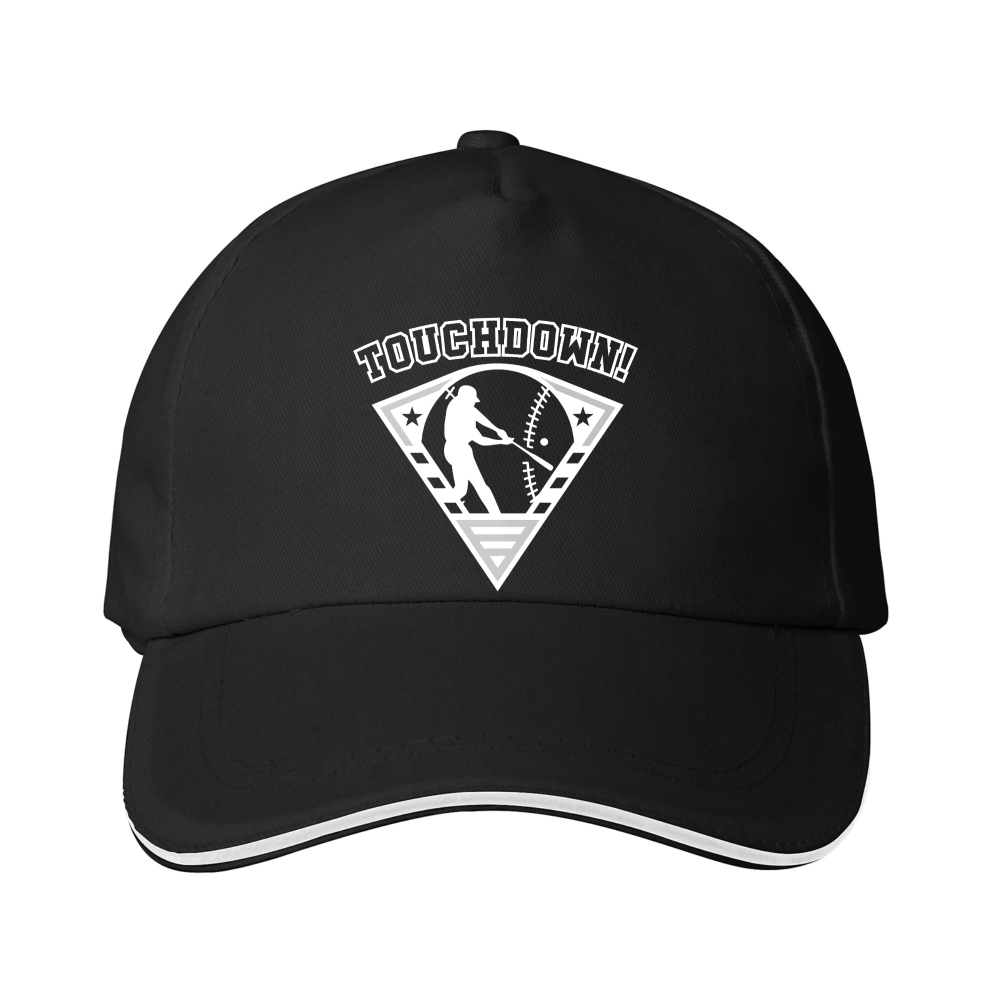 Dorawear™ Baseball Cap Touchdown Baseball Player And Ball Design For Sports And Casual Wear