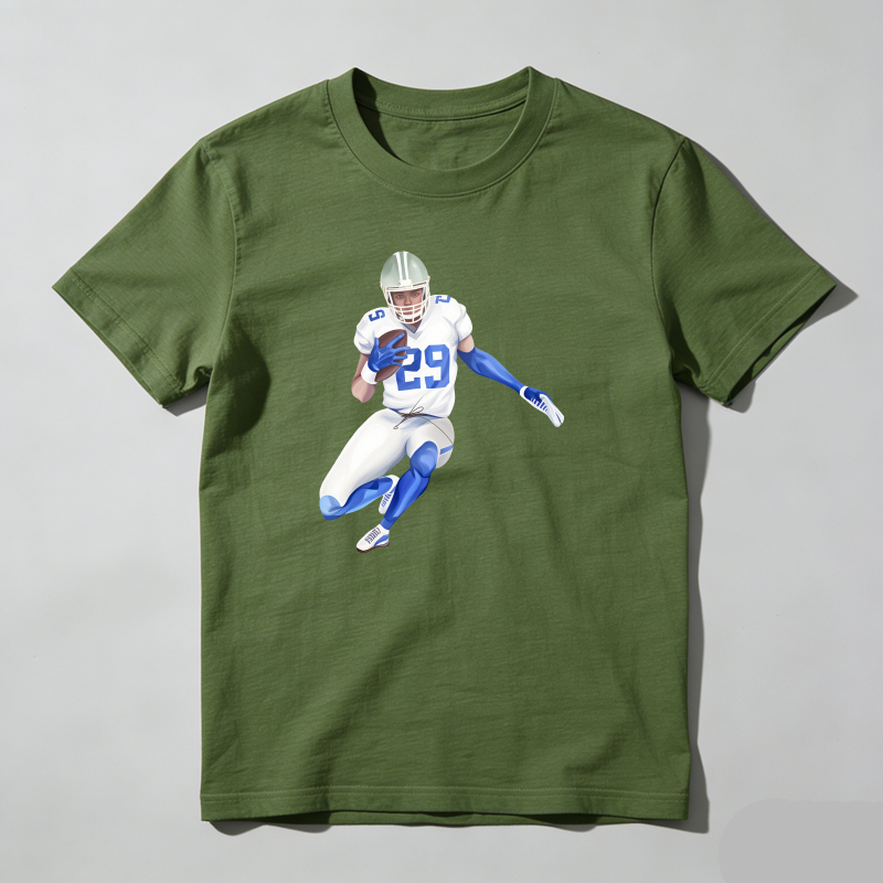 Dorawear™ Football Player In Action Uniform T Shirt