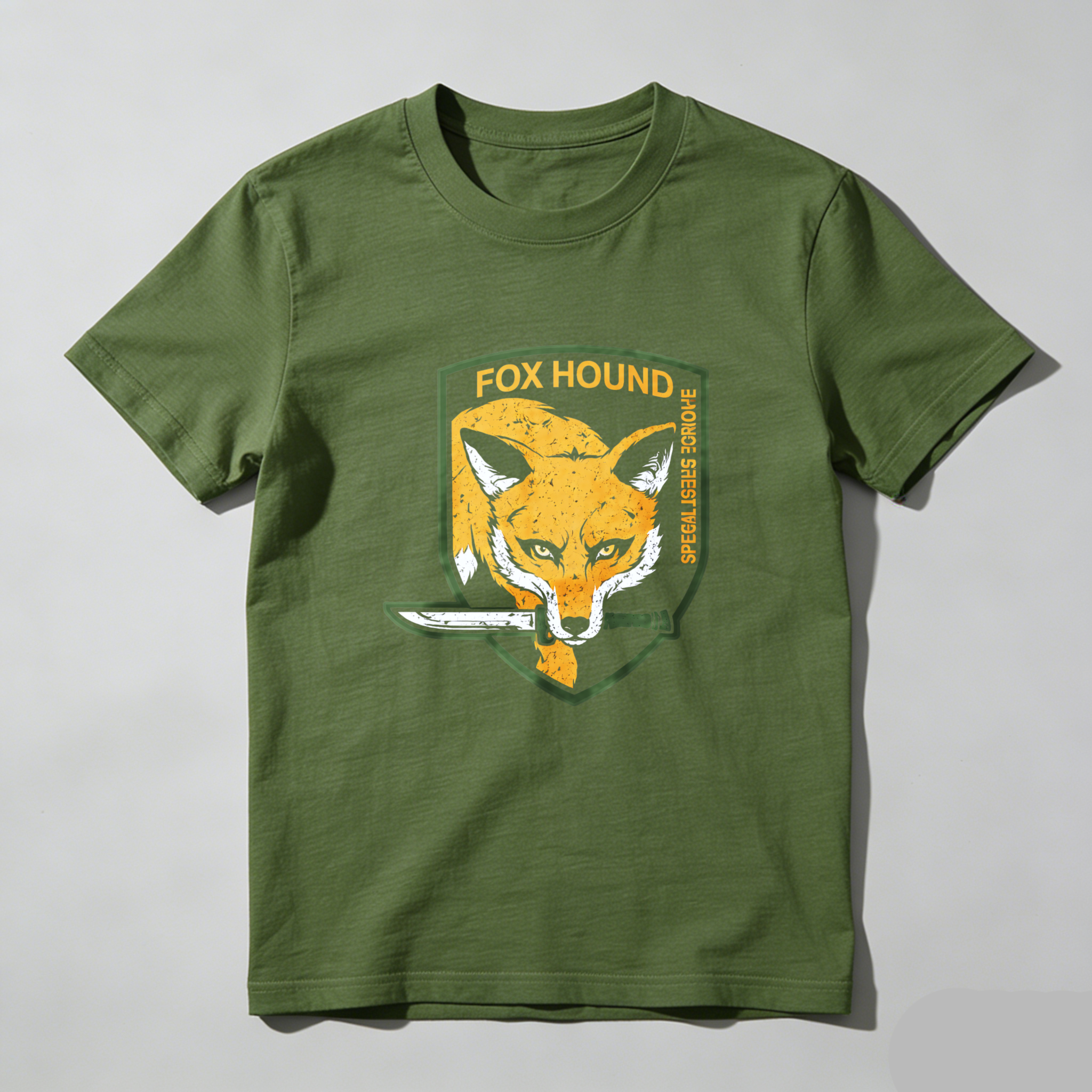 Dorawear™ Fox Hound Shield Logo Pure Cotton Short Sleeve T Shirt-Dorawear