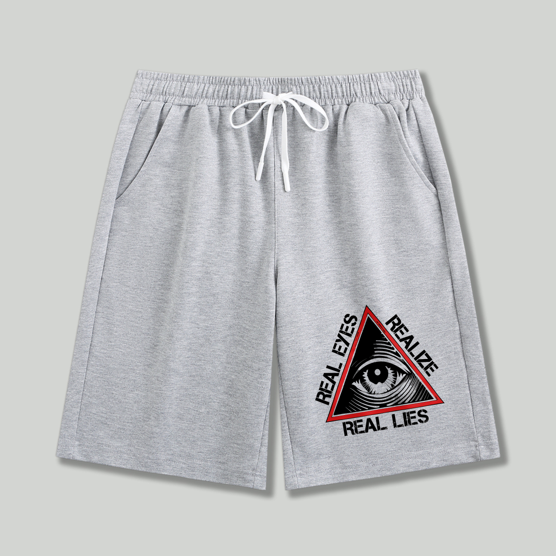 Dorawear™ All Seeing Eye Real Eyes Realize Real Lies Shorts(2)-Dorawear