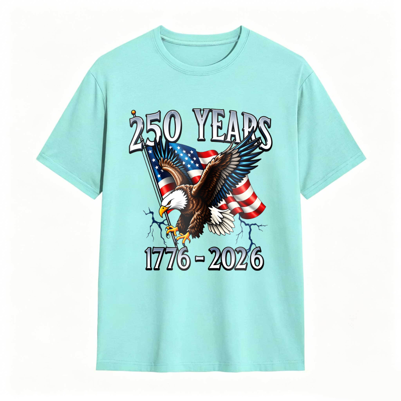 Dorawear™ 250 Years American Eagle Flag 1776 2026 Unisex Classic T-shirt