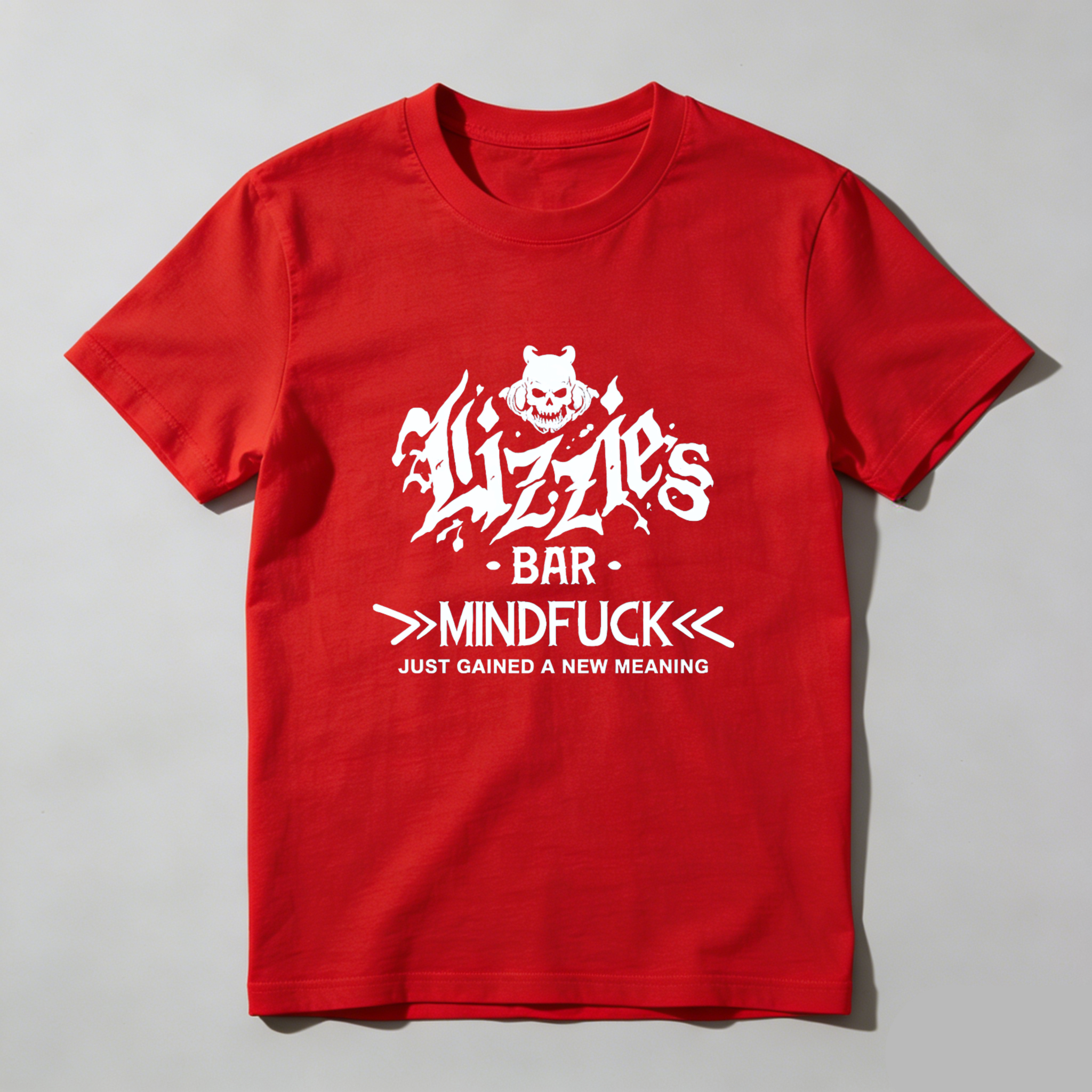 Dorawear™ Lizards Bar Mindfuck Just Gained A New Meaning Pure Cotton Short Sleeve T Shirt-Dorawear