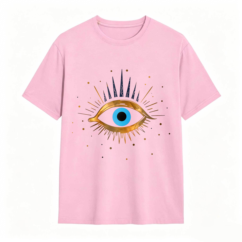 Dorawear™ Eye Symbol With Golden Rays And Blue Iris Unisex Classic T-shirt