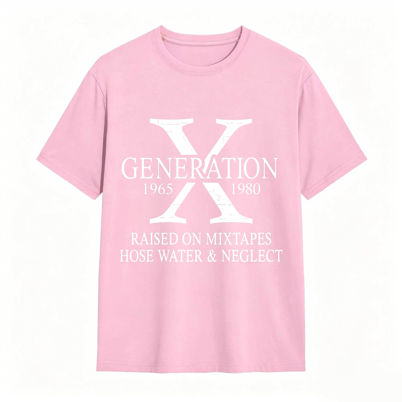 Dorawear™ X Generation 1965 1980 Raised On Mixtapes Hose Water And Neglect Unisex Classic T-shirt