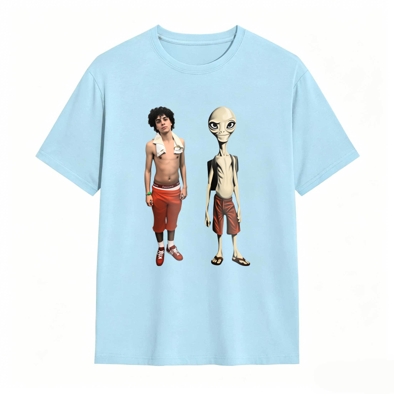 Dorawear™ Alien And Human Character Design Unisex Classic T-shirt