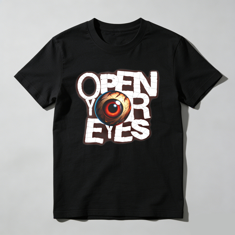 Open Your Eyes Eye Graphic T Shirt