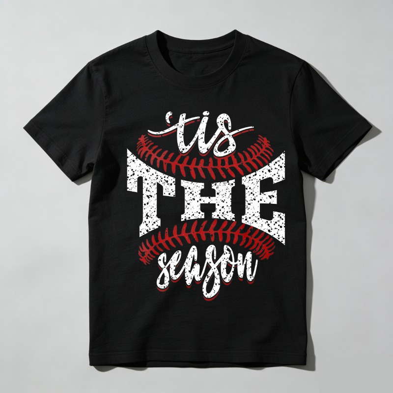 Dorawear™  Tis The Season Baseball T Shirt  100% cotton