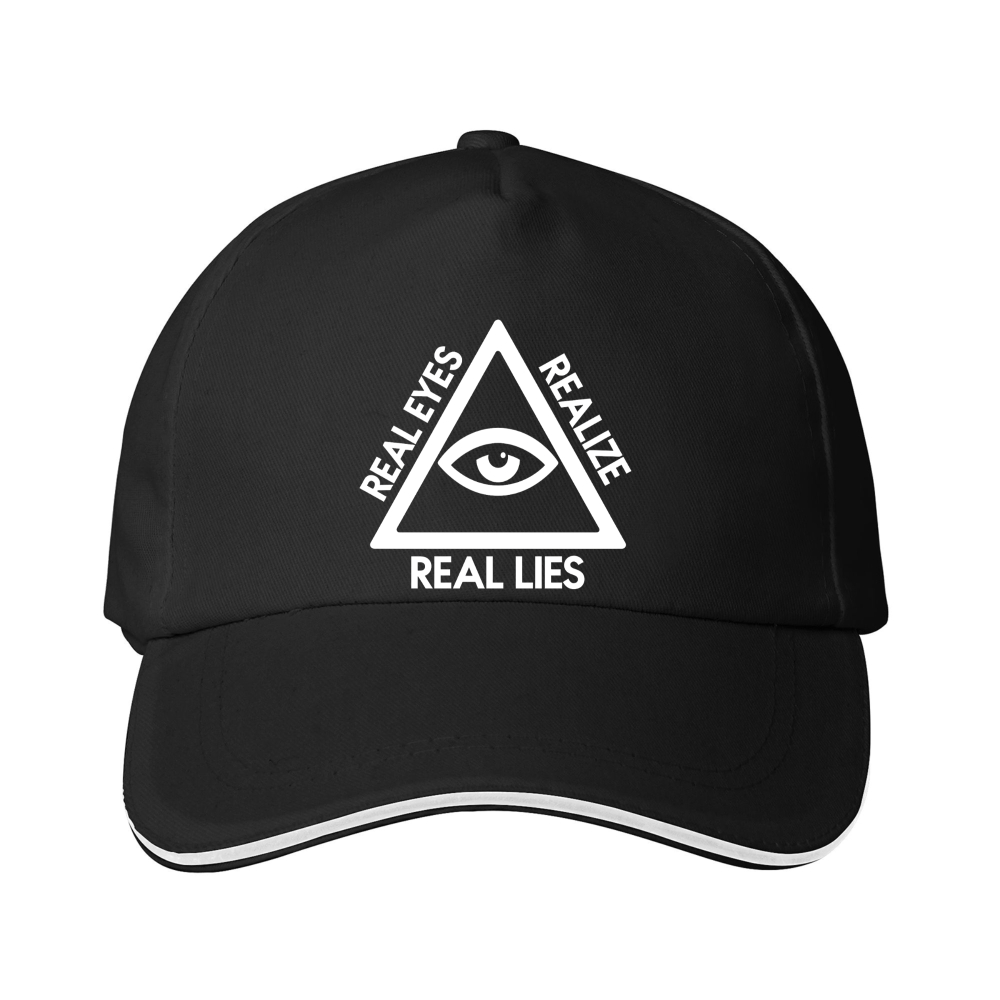 Dorawear™ Baseball Cap  All Seeing Eye Real Eyes Realize Real Lies Print Casual Streetwear Hat