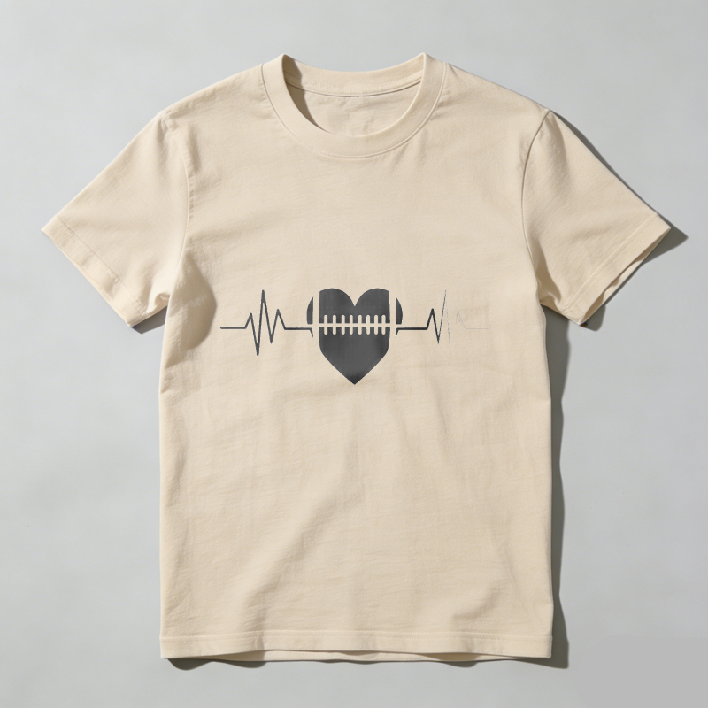 Dorawear™ Heart Beat With Stitched Design T Shirt