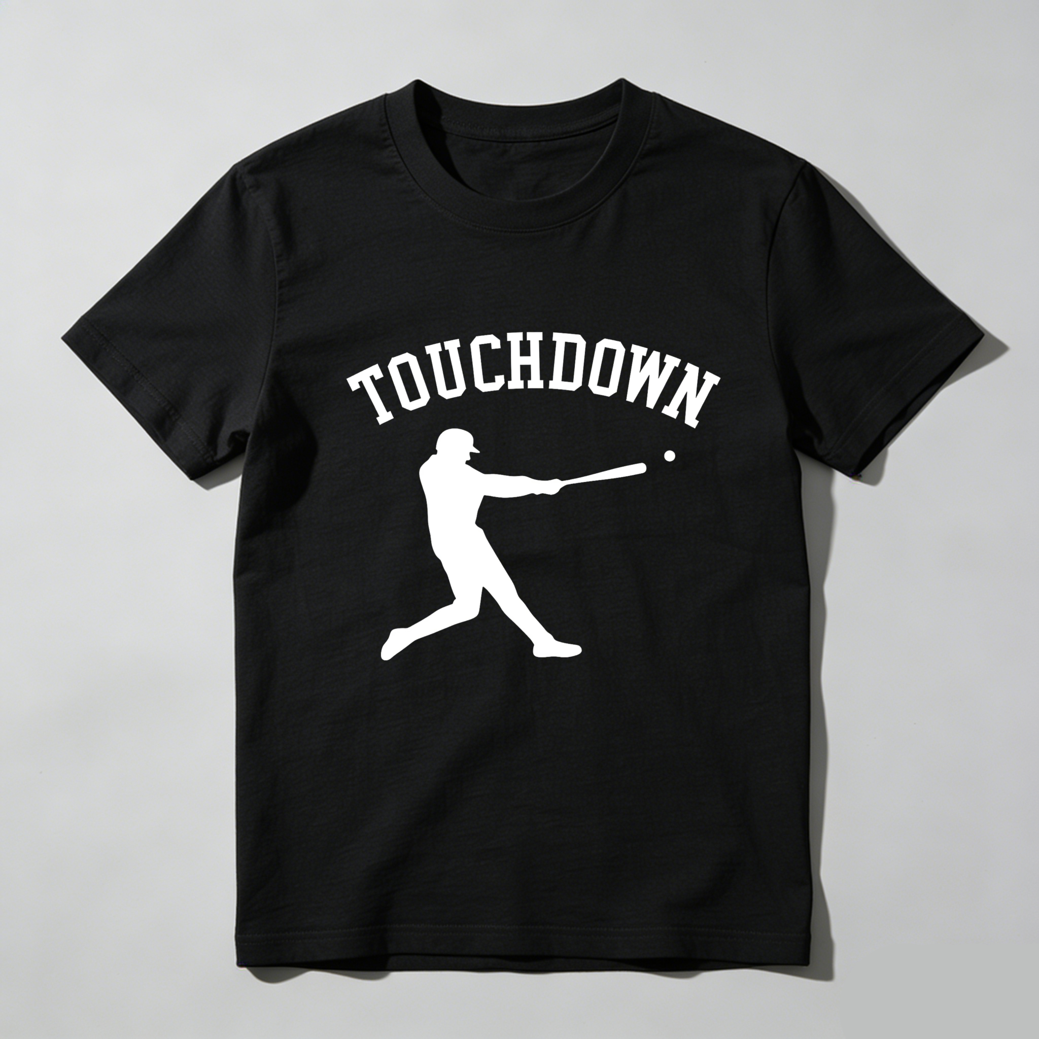 Dorawear™ Touchdown Baseball Player Swing Action T Shirt