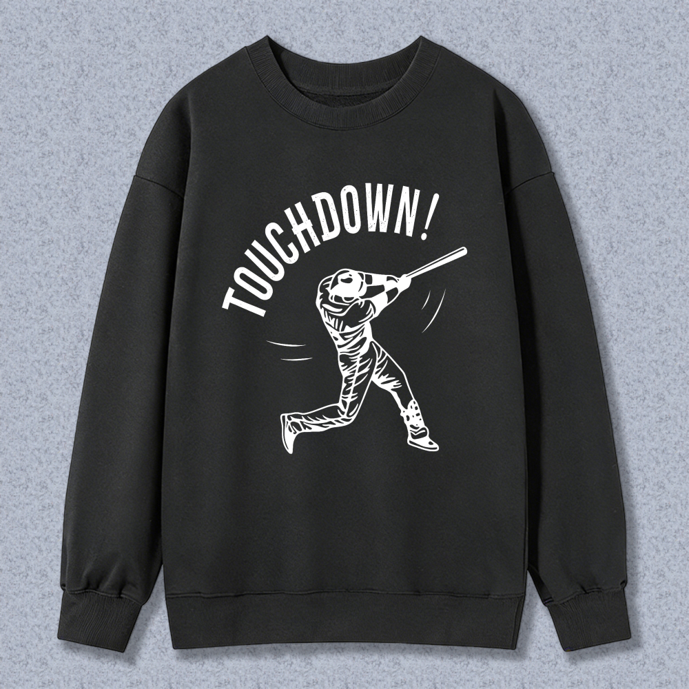 Dorawear™ Touchdown Baseball Player Graphic Unisex Classic Sweatshirt