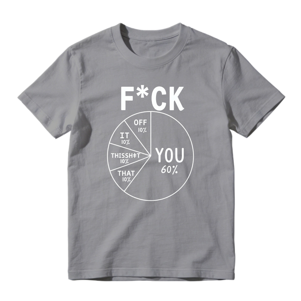 Funny Pie Chart Humor Graphic Unisex Classic T-shirt