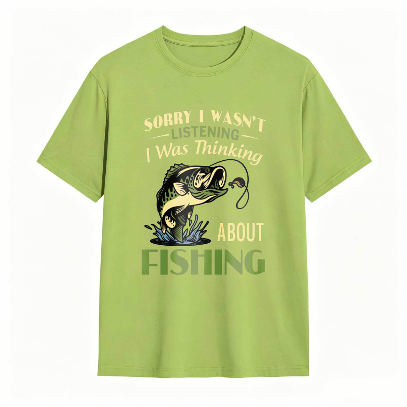 Dorawear™ Fishing Fish And Text Design Unisex Classic T-shirt