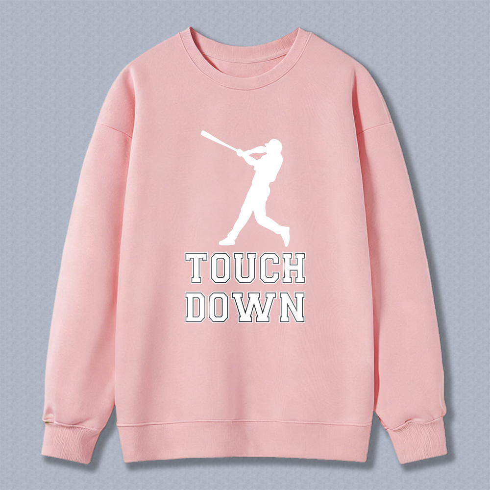 Dorawear™ Baseball Player Silhouette Touch Down Unisex Classic Sweatshirt