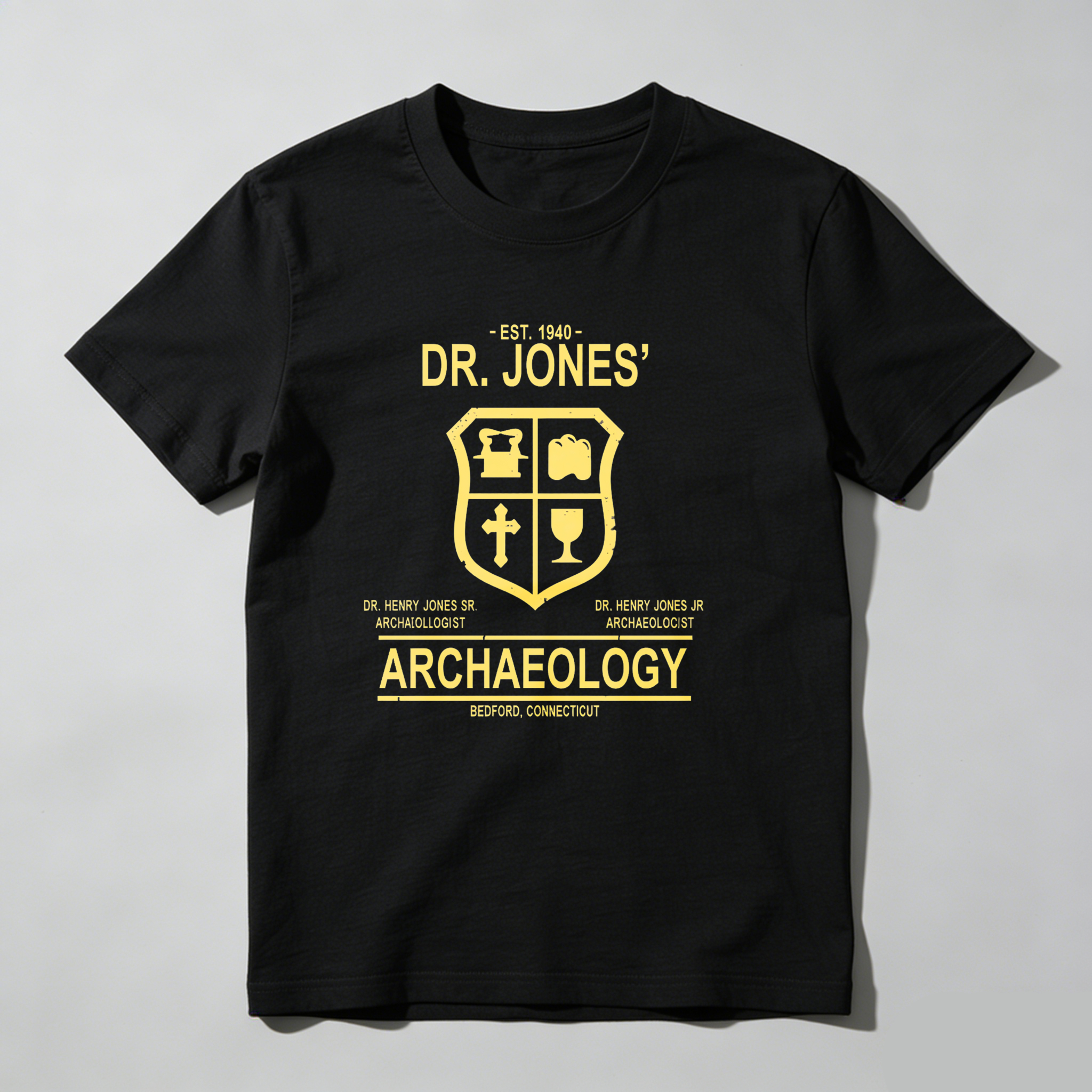Dorawear™ Dr Jones Archaeology Crest Design T Shirt
