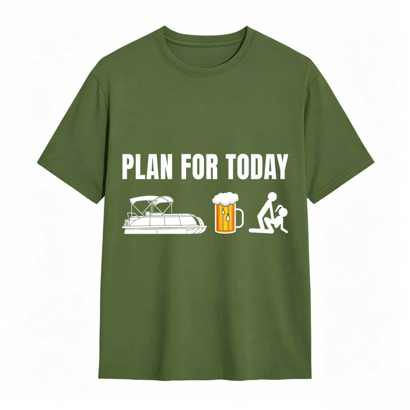 Dorawear™ Plan For Today Boat Beer And Yoga Unisex Classic T-shirt