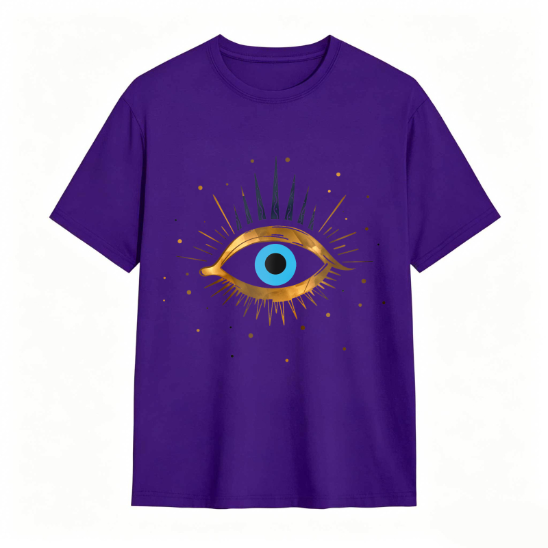 Dorawear™ Eye Symbol With Golden Rays And Blue Iris Unisex Classic T-shirt