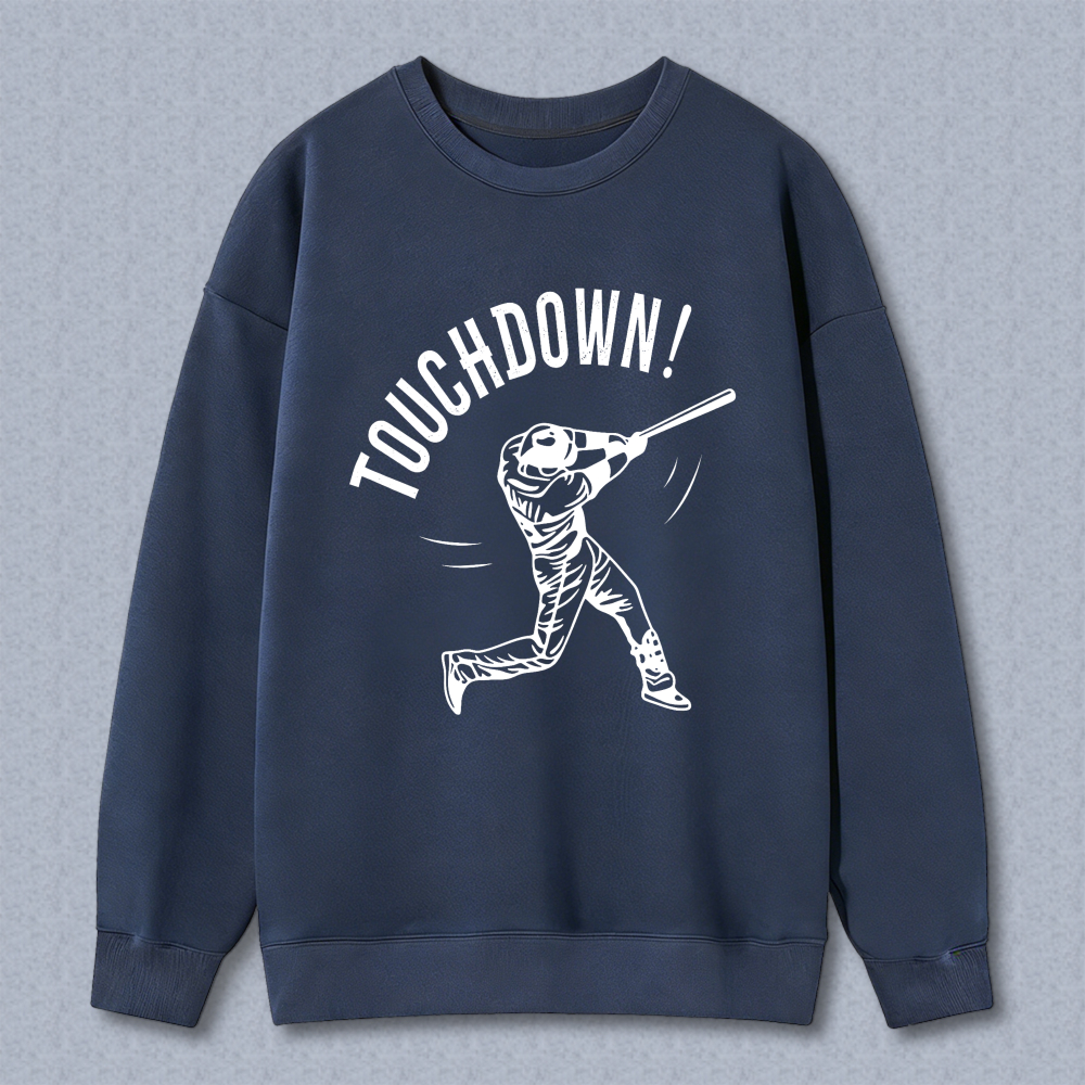 Dorawear™ Touchdown Baseball Player Graphic Unisex Classic Sweatshirt