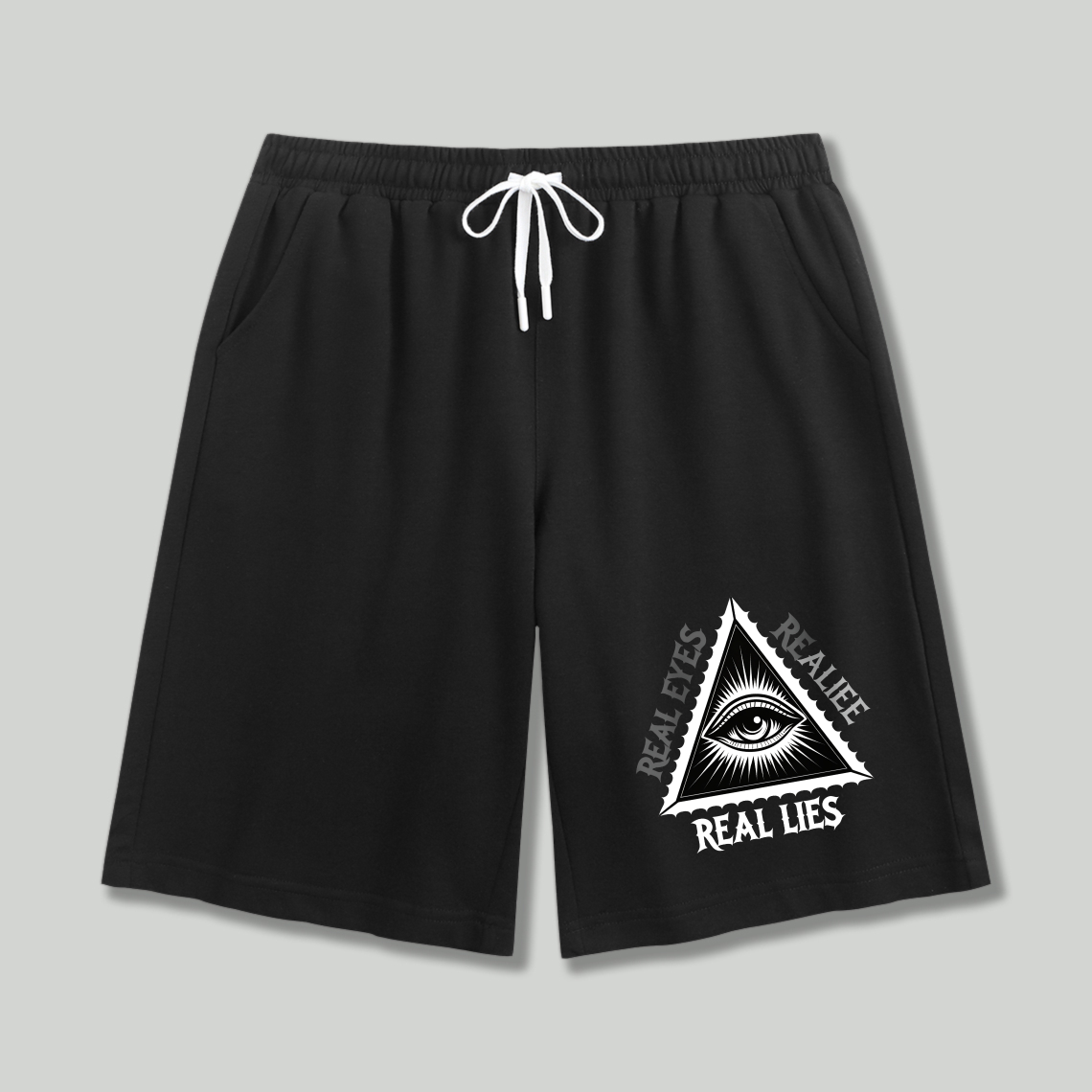 Dorawear™ All Seeing Eye Real Eyes Real Lies Shorts