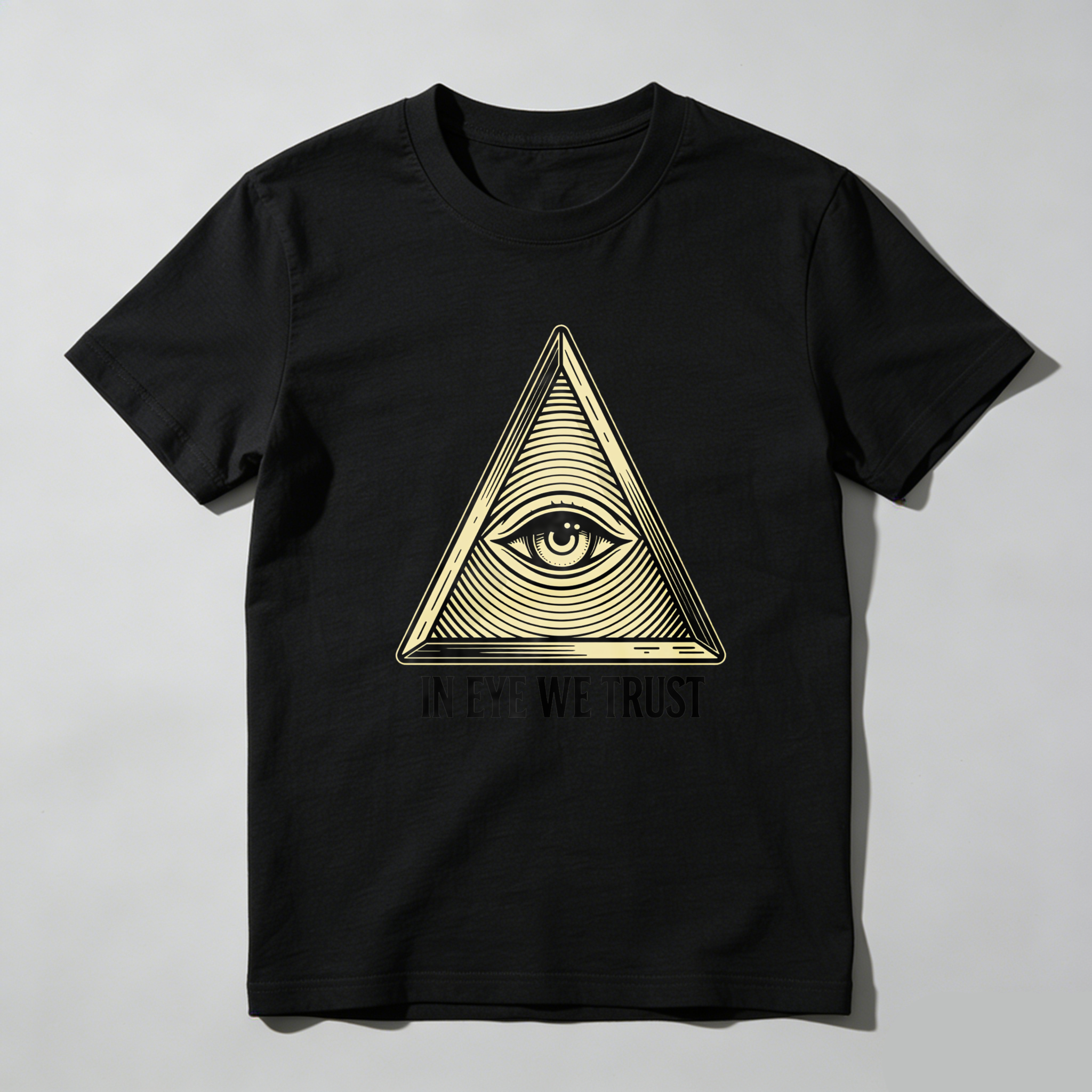 Dorawear™Eye In Triangle With Gold Outline  T Shirt