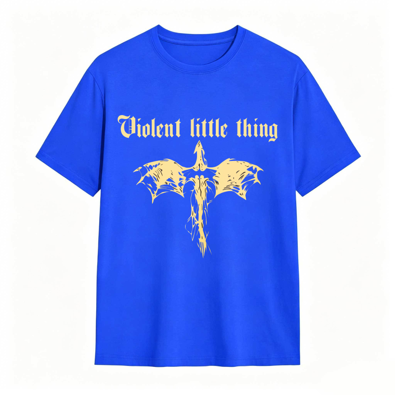 Dorawear™ Violent Little Thing Golden Dragon Design Unisex Classic T-shirt